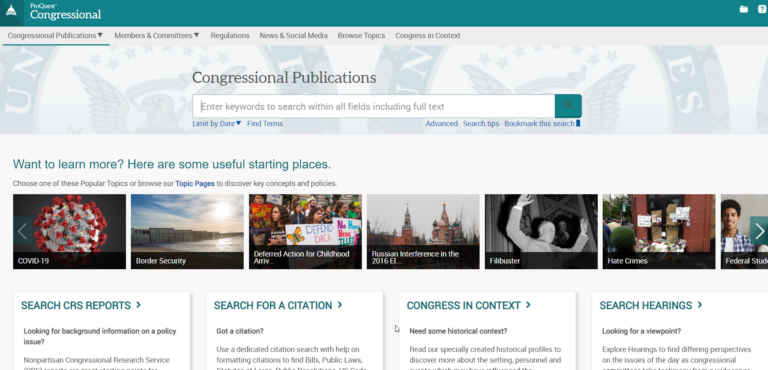 NYLI ProQuest Congressional Webinar