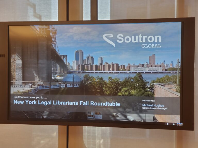 NY Legal Librarians — Fall Roundtable Meetup