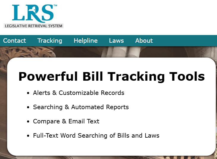 Peter Fong’s Staff Pick: Legislative Retrieval System