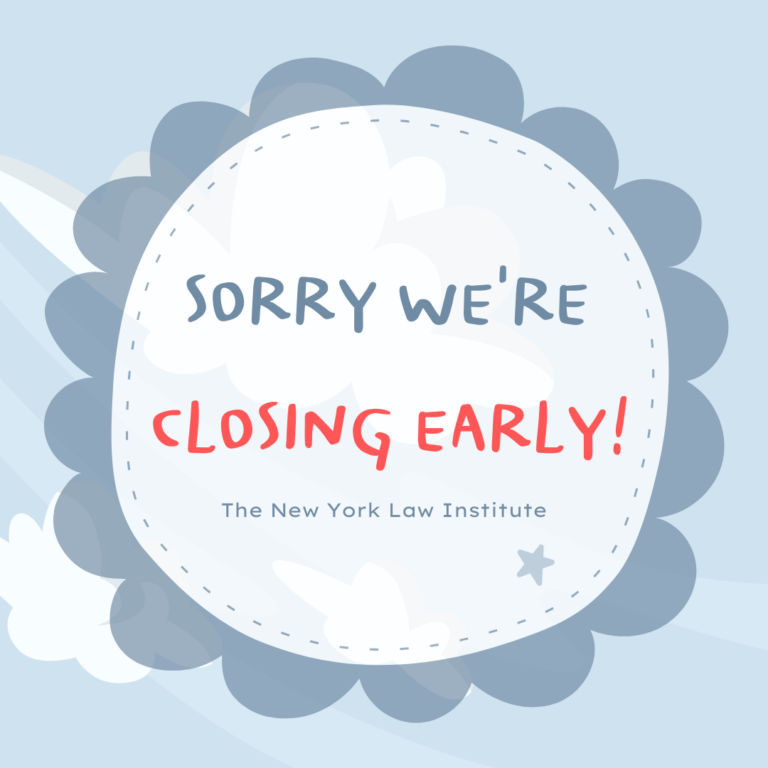 NYLI Will Close Early for Good Friday