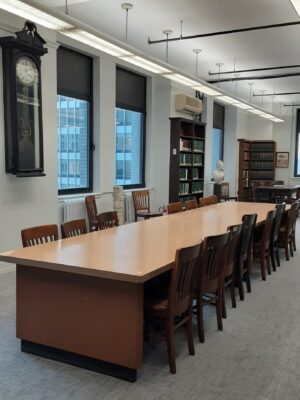 Reading Room after Renovation Looking toward Bust